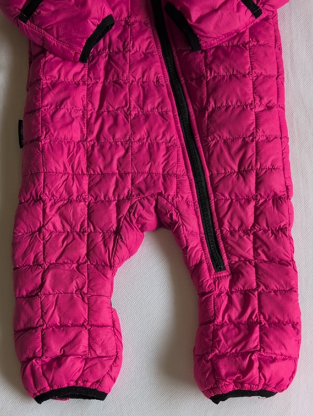 the north face thermoball infant one piece snowsuit pink 6-12 months baby girl - Picture 6 of 16